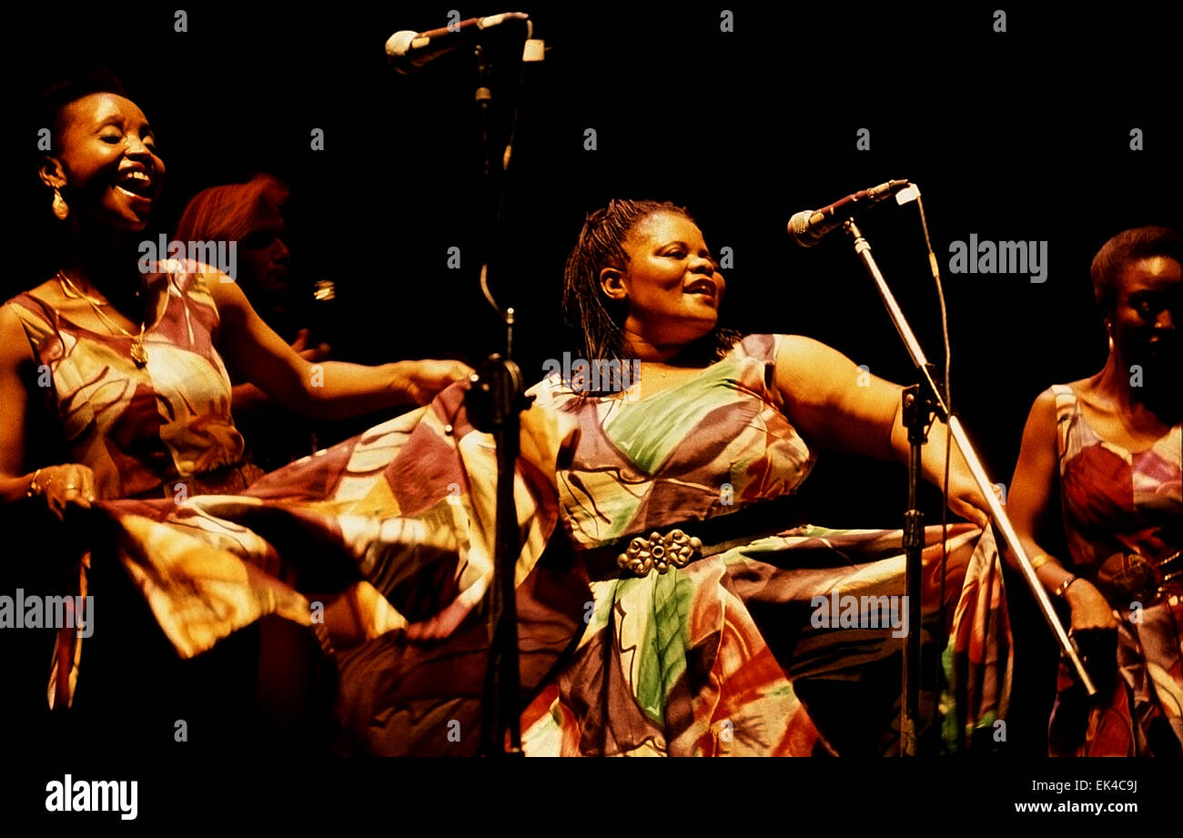 1990 Concert Mango Groove Johannesburg.©photographer sue kramer. Mango