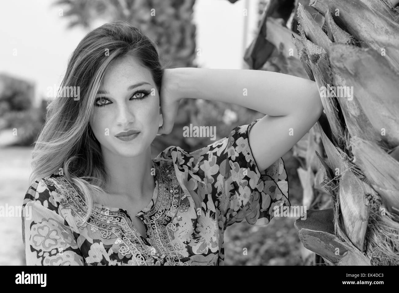 Italy, Sicily, beautiful girl portrait Stock Photo - Alamy
