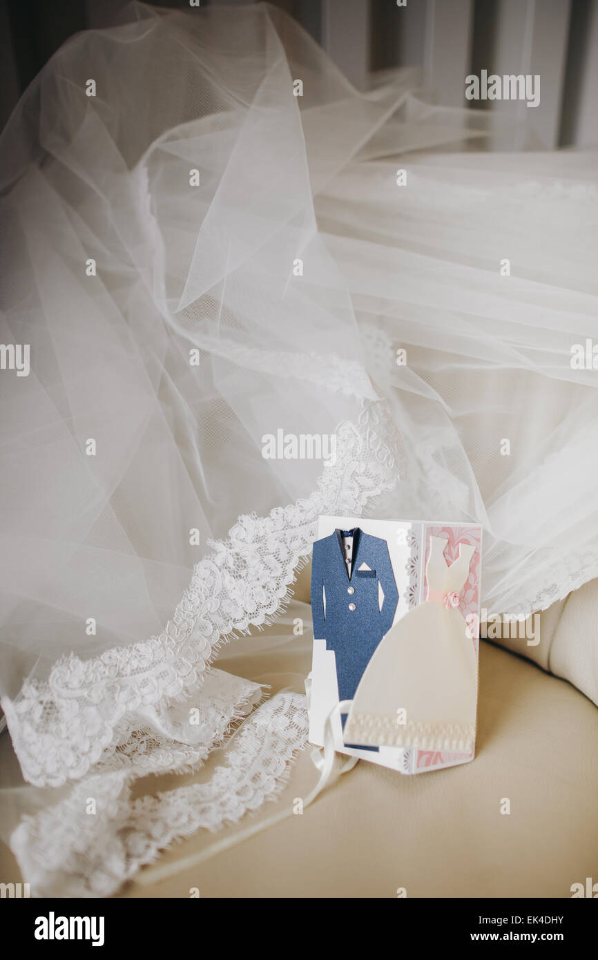 https://c8.alamy.com/comp/EK4DHY/handmade-wedding-invitation-card-with-bridal-veil-background-EK4DHY.jpg