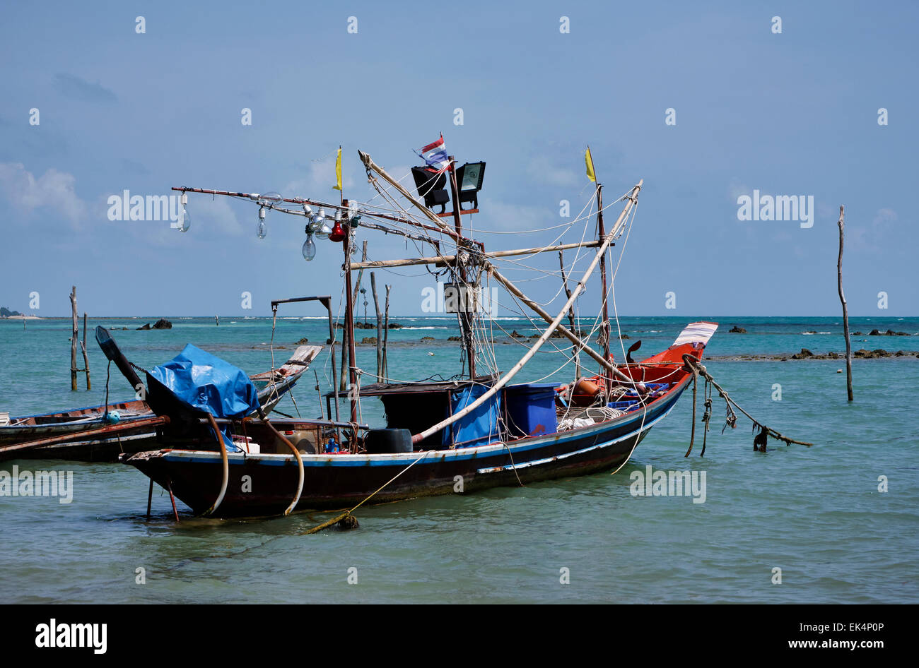 Samui Local Fish Thailand, Koh Samui (Samui Island), local fishing boats Stock Photo - Alamy