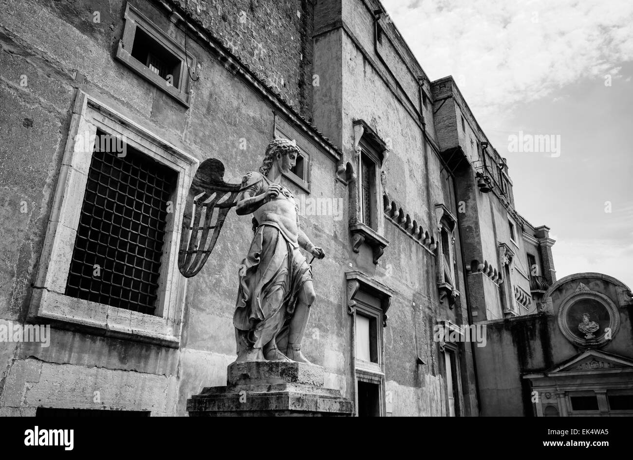 City rome italy picturesque view Black and White Stock Photos & Images ...