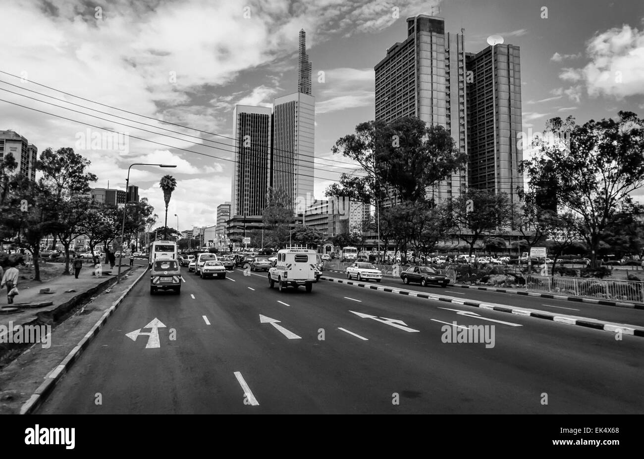 Kenya, Mombasa, view of the town (FILM SCAN Stock Photo - Alamy