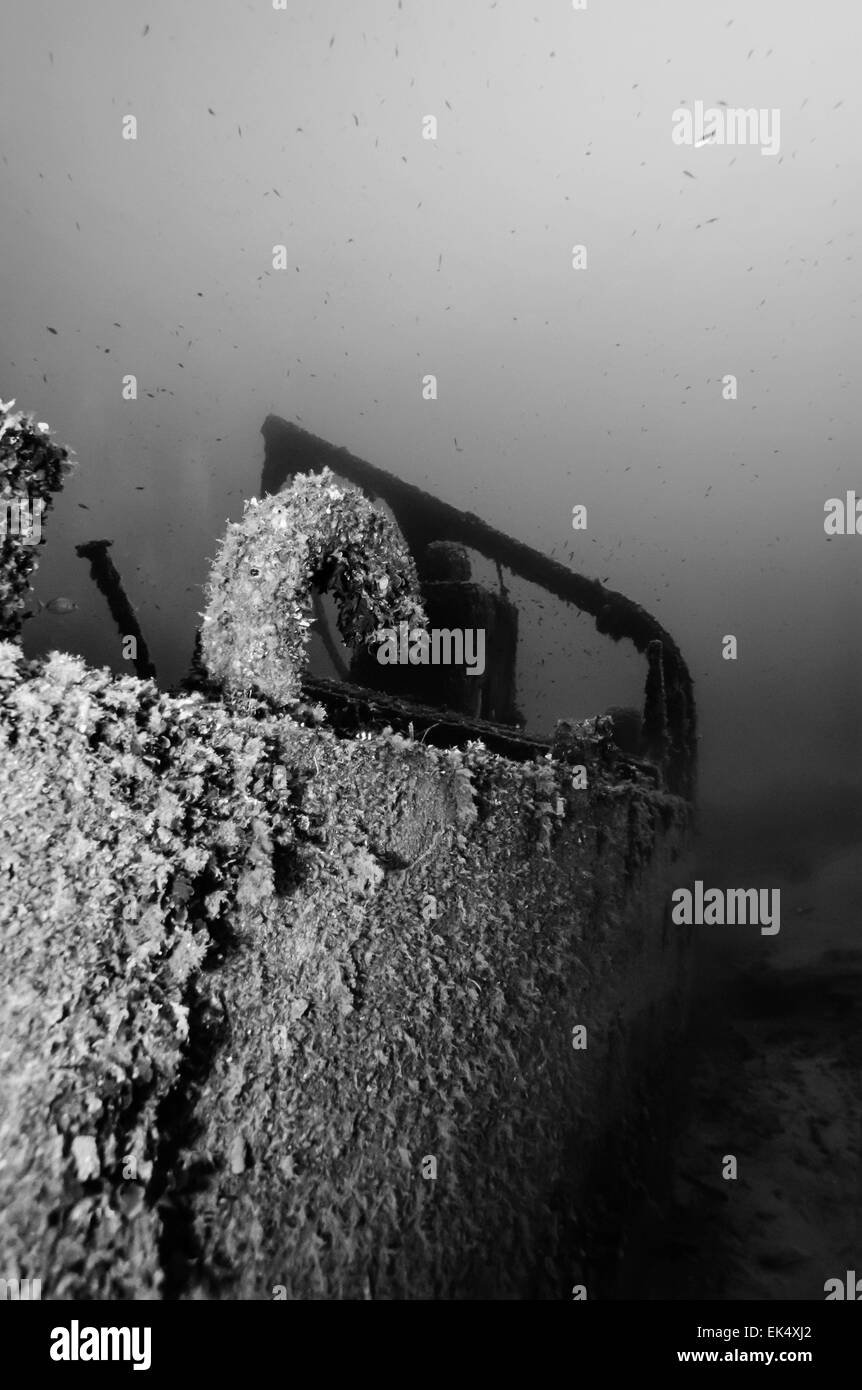 Italy, Ponza Island, Tyrrhenian sea, U.W. photo, wreck diving, sunken
