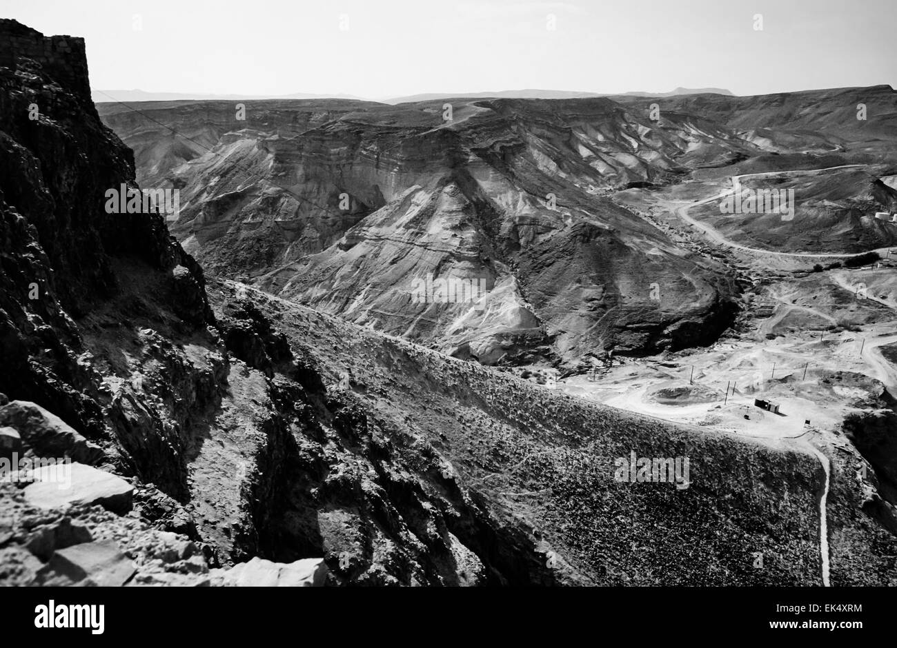 Israele, Masada (Dead Sea), view of the mountains (FILM SCAN) Stock Photo
