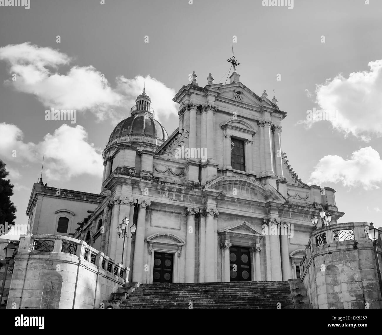 Italy, Sicily, Comiso (Ragusa Province), Maria Santissima Annunziata church (1125 a.C.) Stock Photo