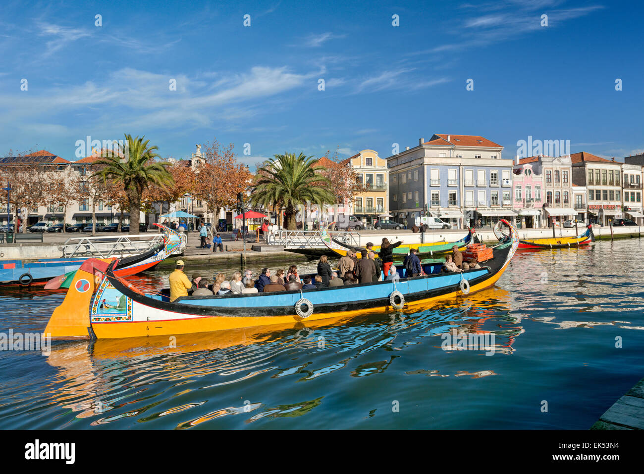 Portugal, Beira Litoral, the costa da prata, Aveiro , the canal in the