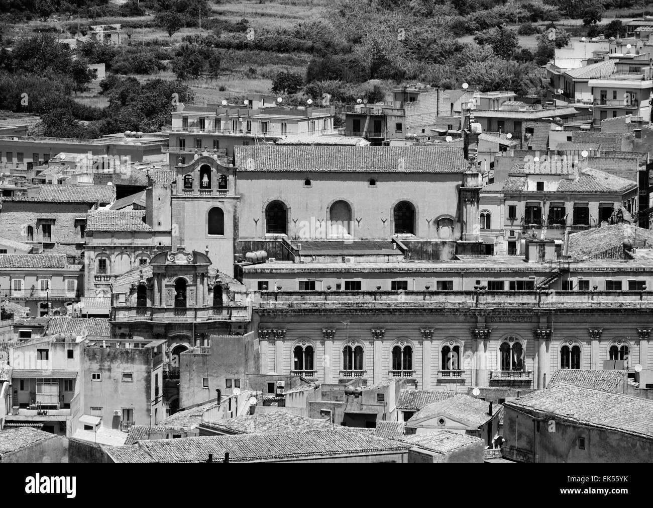 Scicli sicily Black and White Stock Photos & Images - Alamy