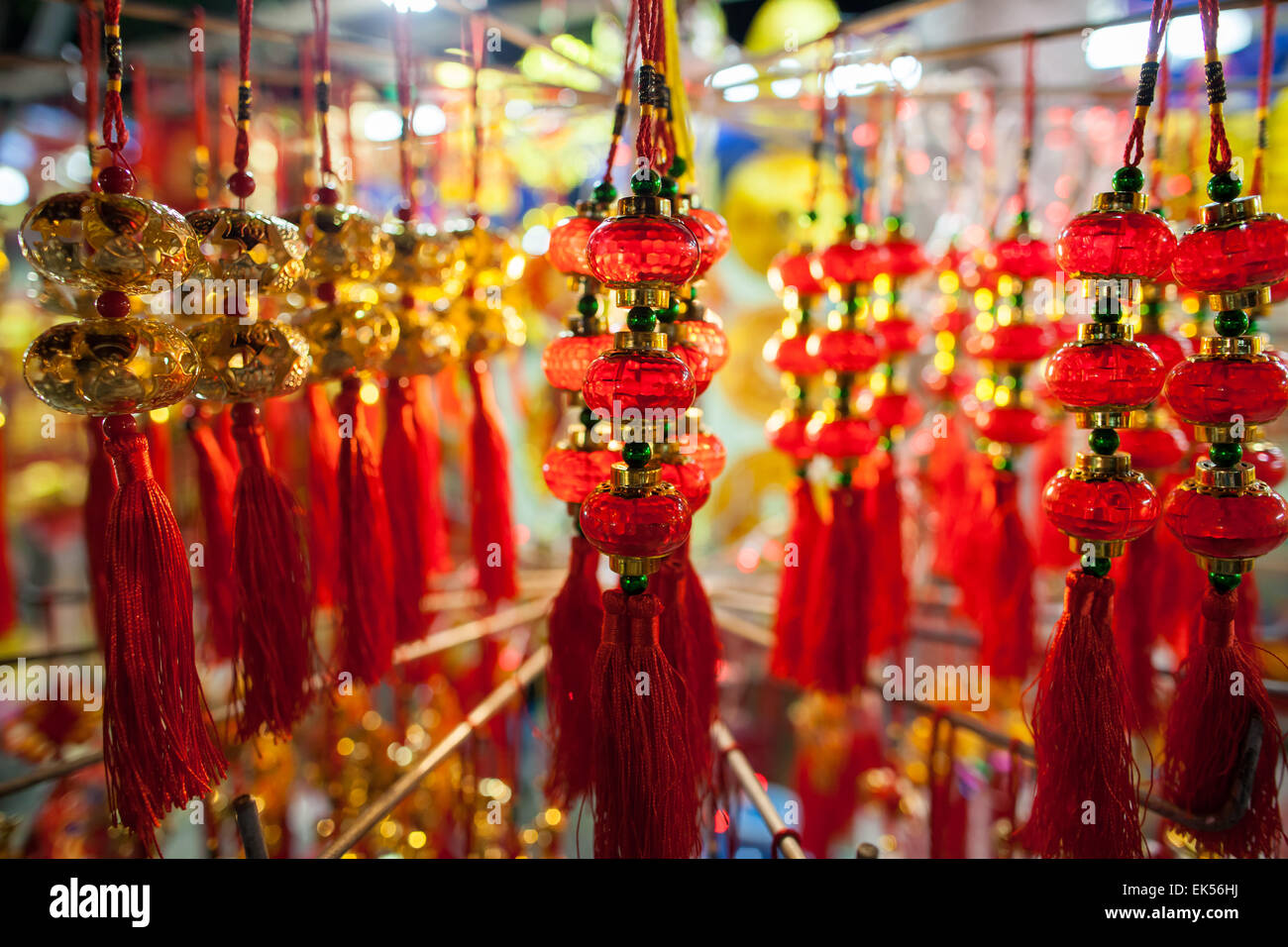 chinese new year decoration in red and gold colours Stock Photo: 80634894 - Alamy1300 x 956