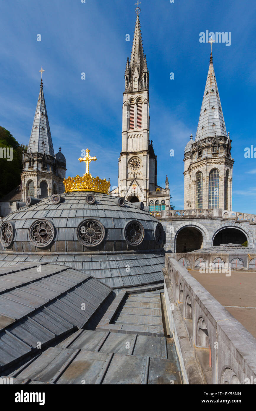 Basilica Lourdes France High Resolution Stock Photography and Images ...