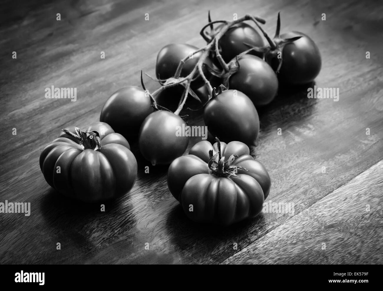 Plum tomato plant Black and White Stock Photos & Images Alamy