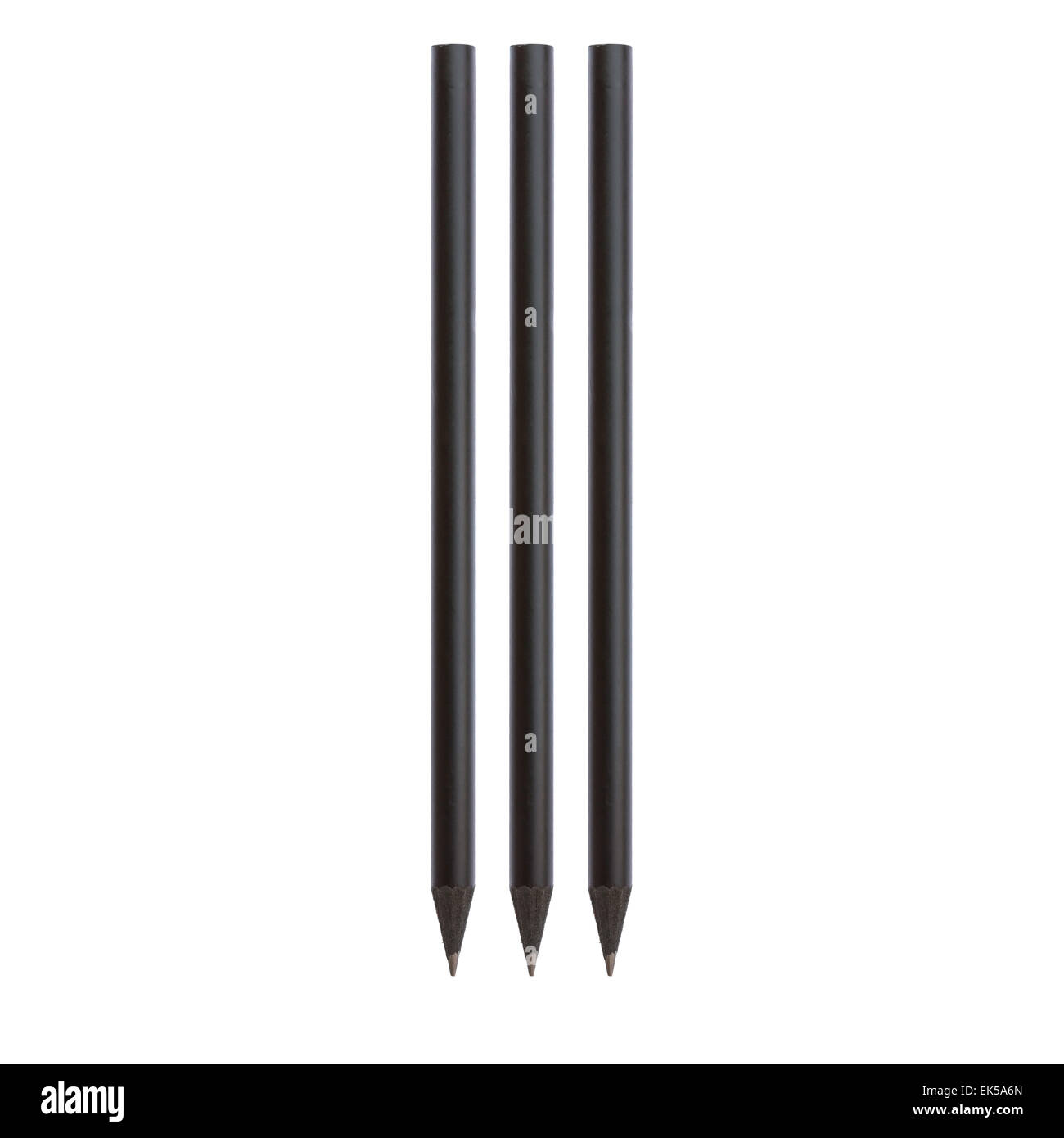 Black pencil isolated on white background Stock Photo - Alamy