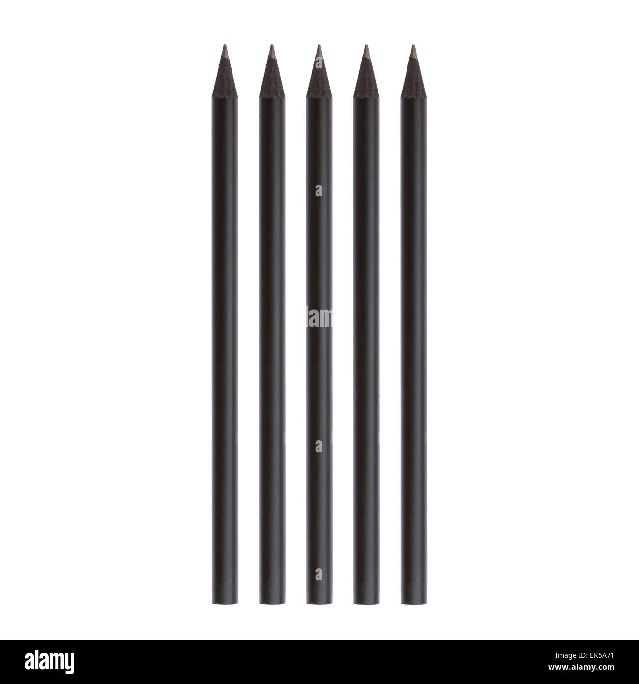 Black pencil isolated on white background Stock Photo - Alamy