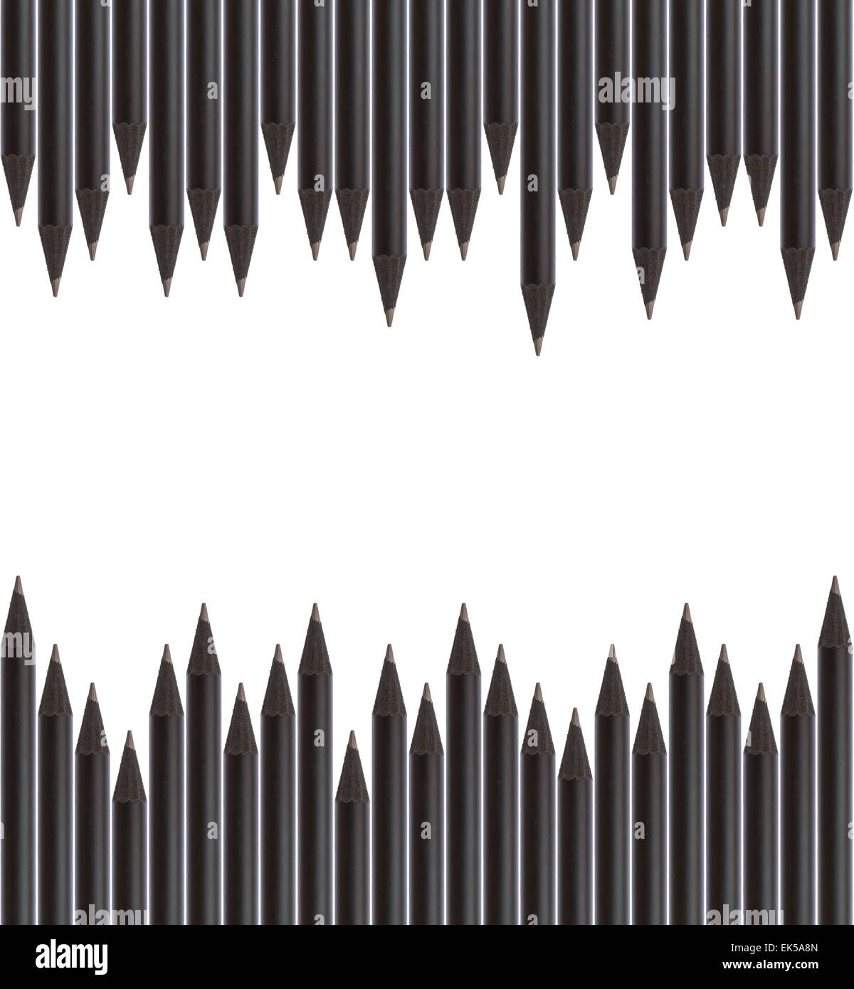 Black pencil isolated on white background Stock Photo - Alamy
