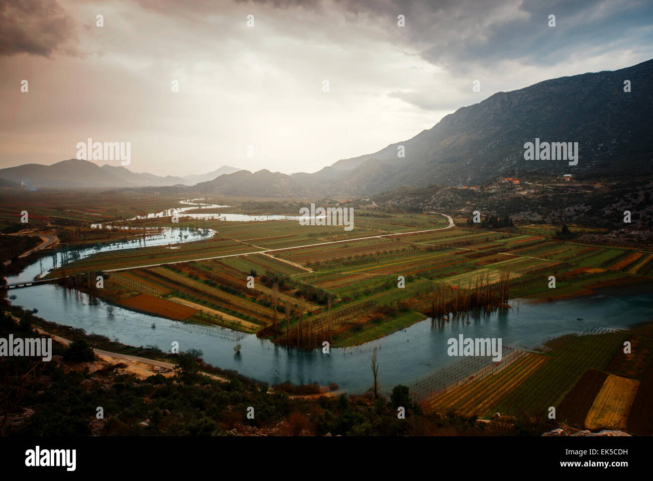 Croatian landscape Stock Photo