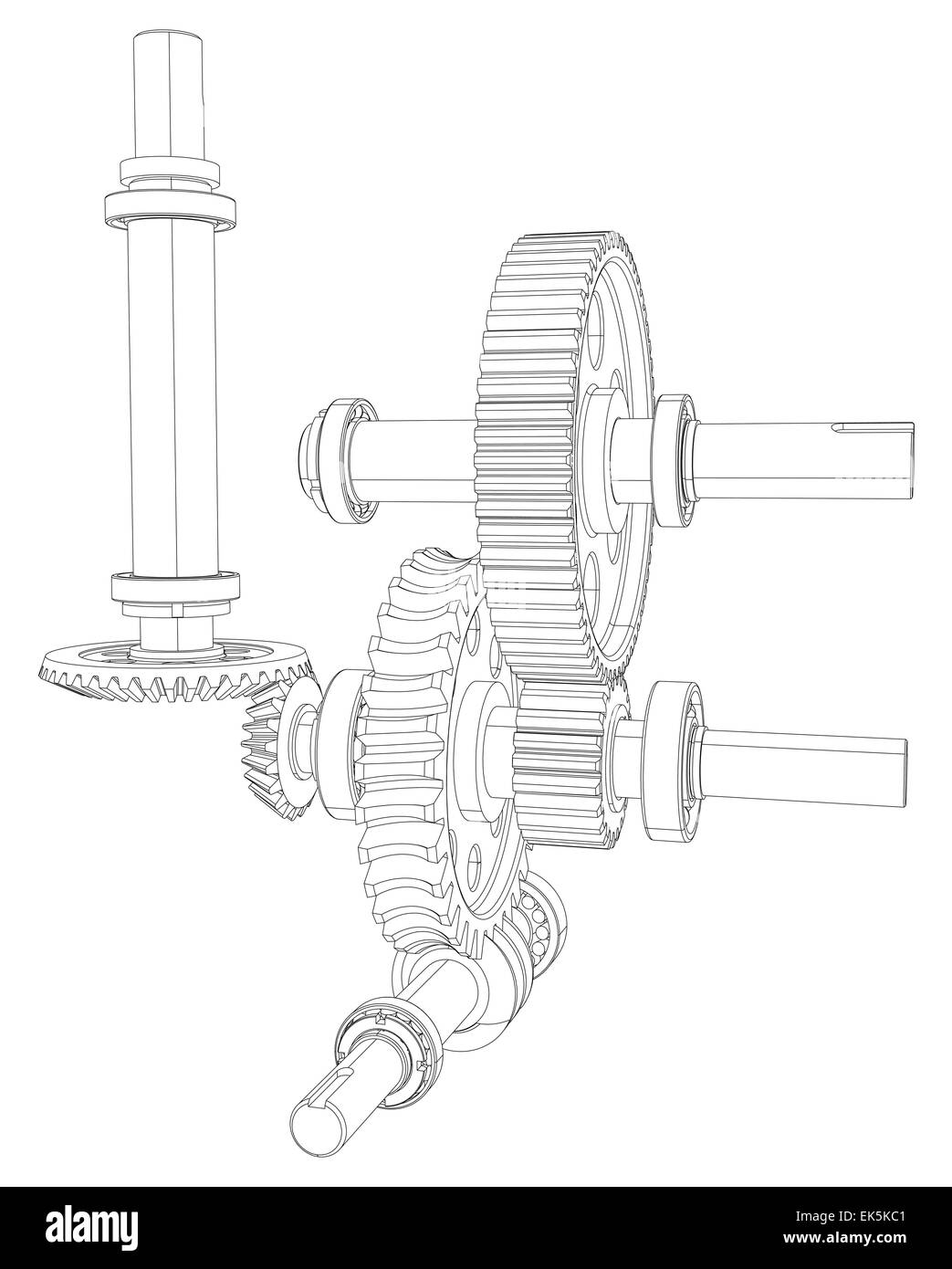 Gears shaft Cut Out Stock Images & Pictures Alamy