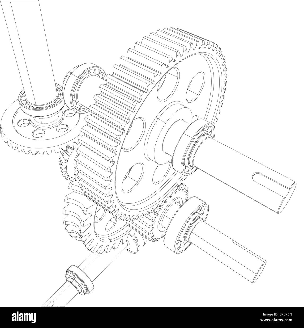 Bearing engineering drawing hi-res stock photography and images - Alamy