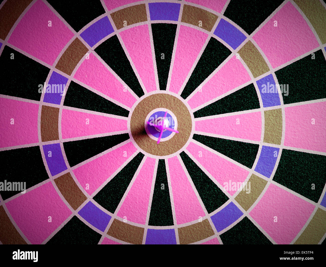 A child's dartboard Stock Photo Alamy