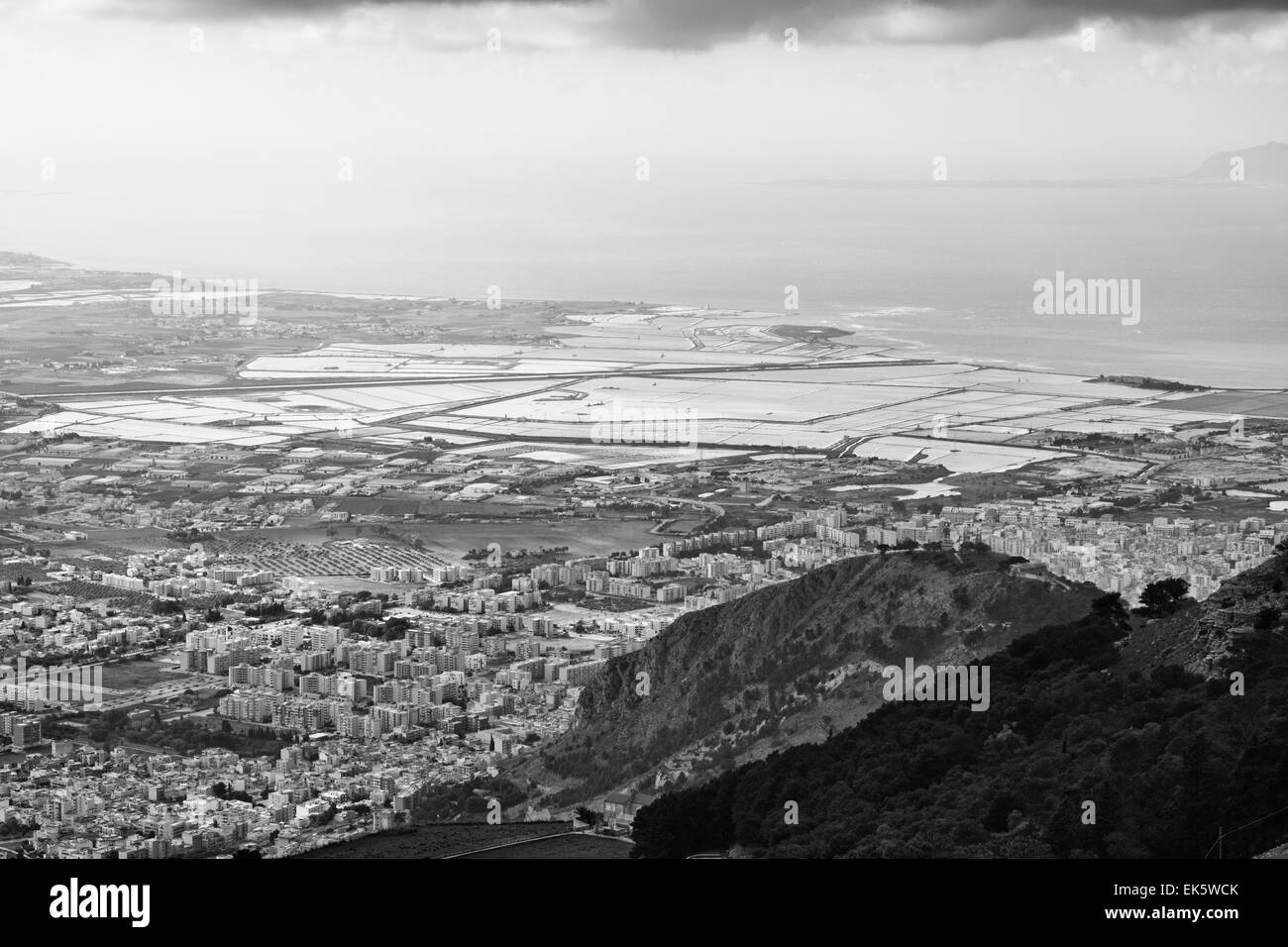 Skyline trapani Black and White Stock Photos & Images - Alamy