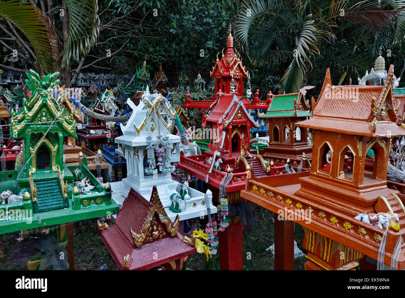 Thailand Ayutthaya These Votive Miniature Temples Are Left - 
