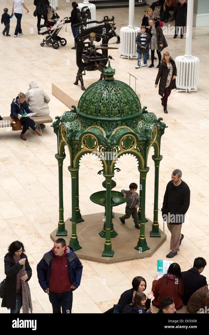National Museum Of Scotland. Main Hall With People Stock Photo