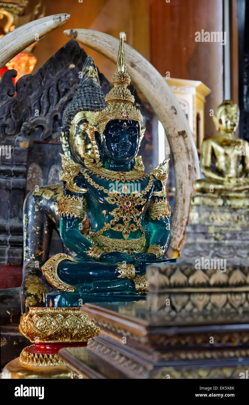 Thailand, Lampang Province, Pratartlampangluang Temple, Jade Buddha