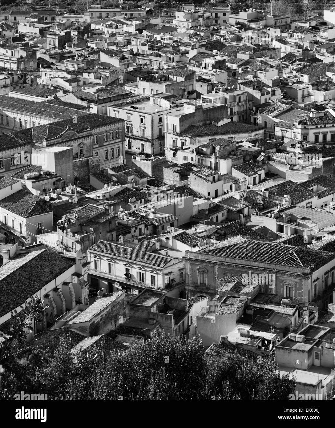 Scicli sicily cityscape Black and White Stock Photos & Images - Alamy
