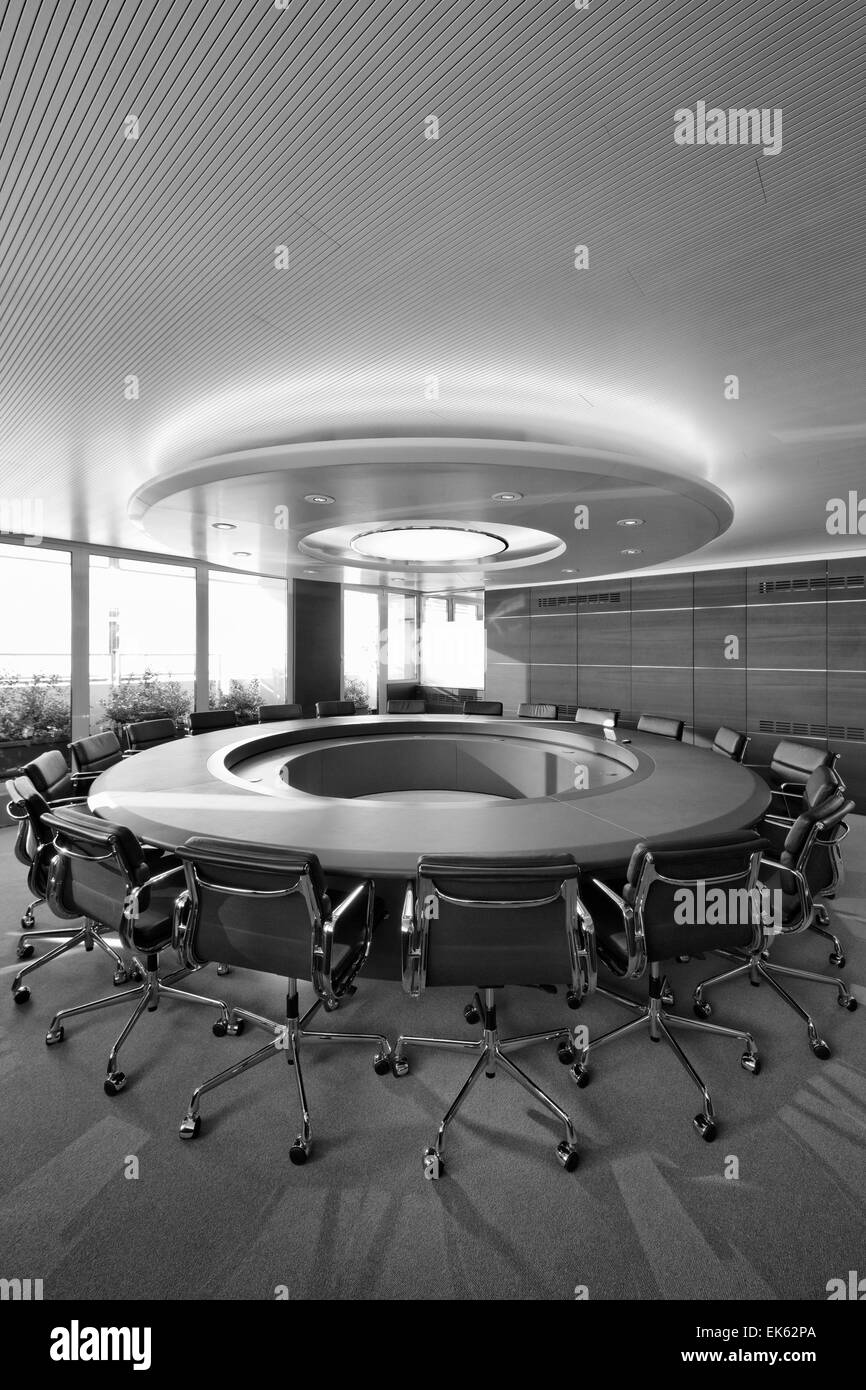 Italy, corporate business meeting room Stock Photo