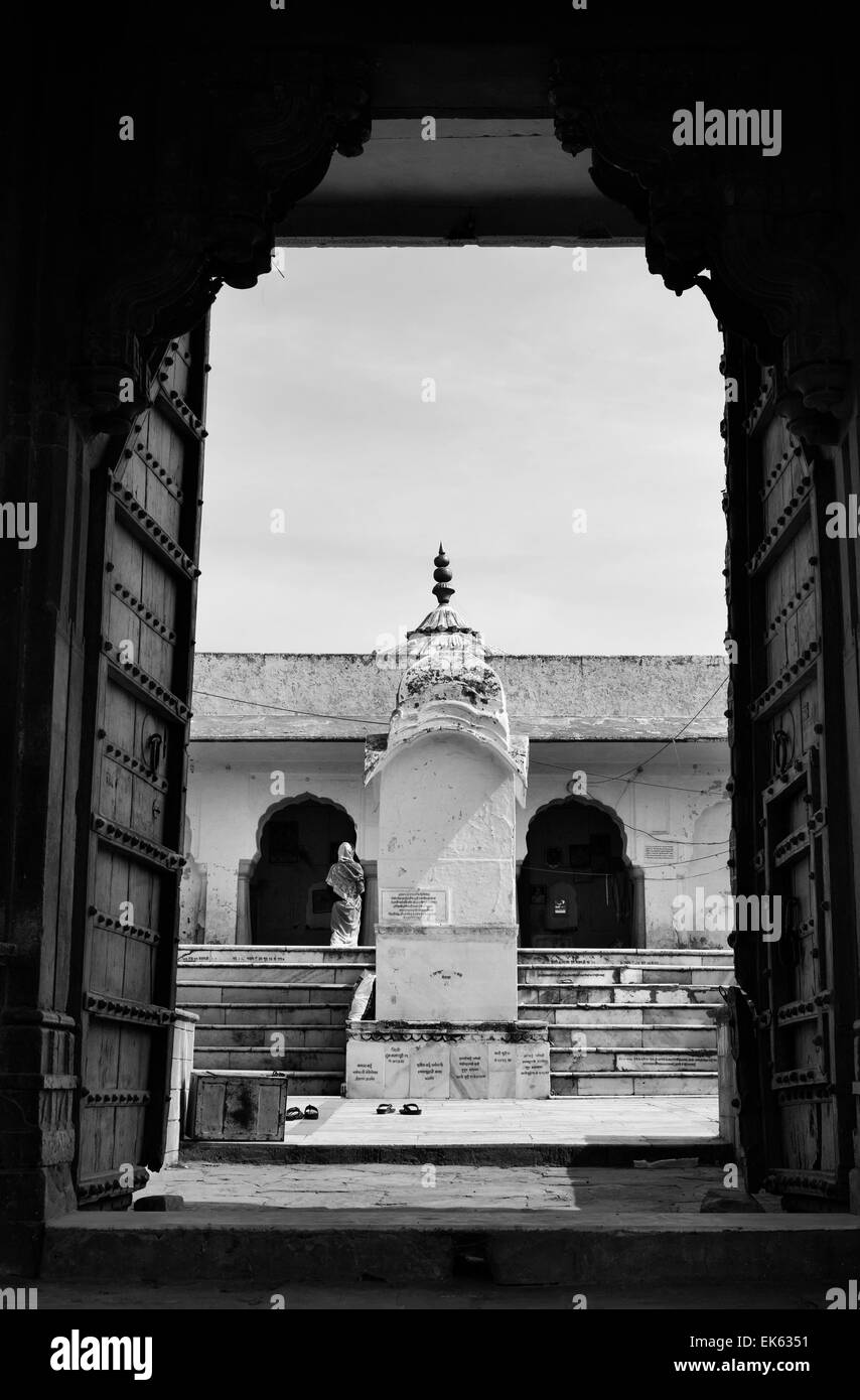India, Rajasthan, Pushkar, hindu temple Stock Photo Alamy