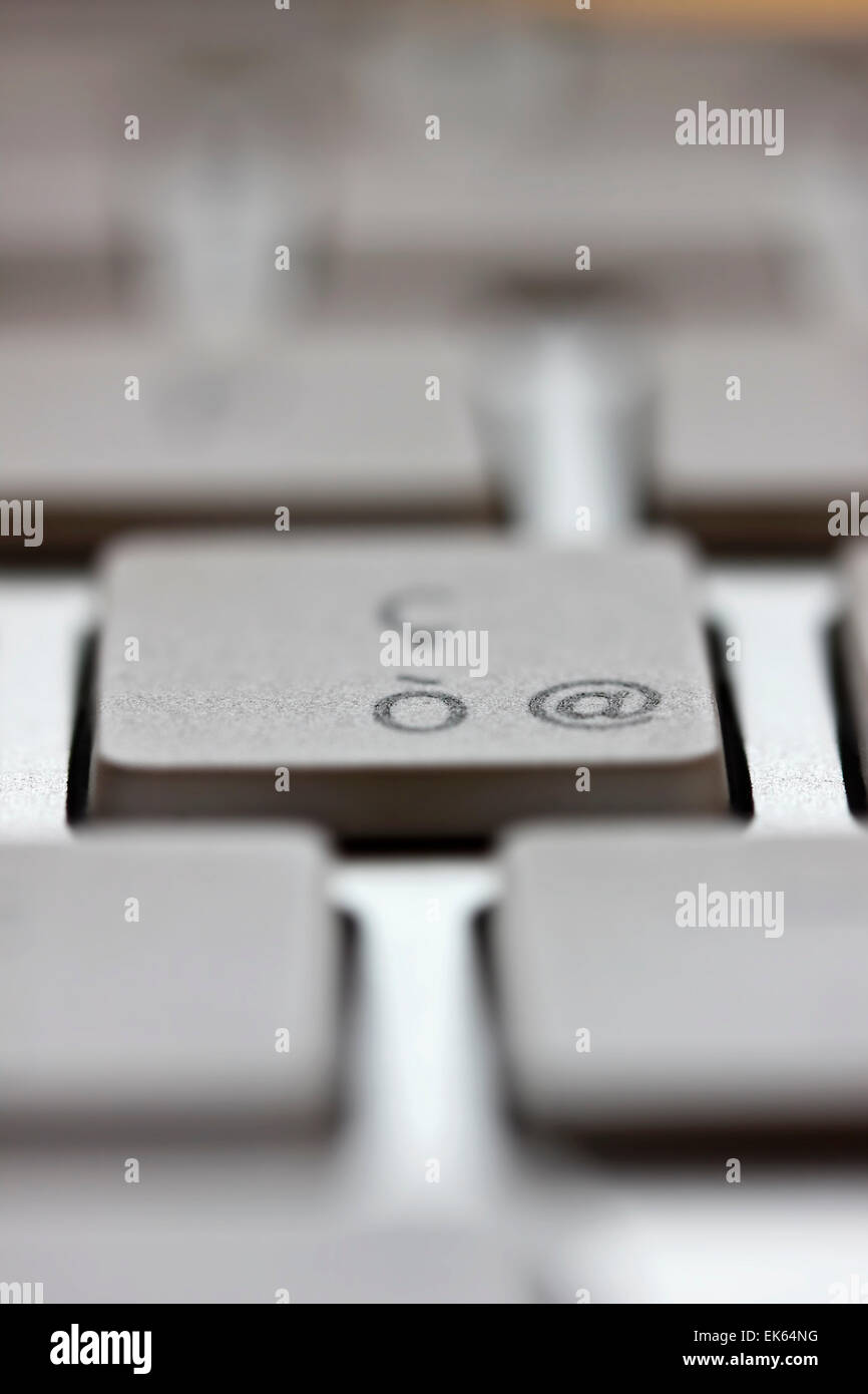 Computer keyboard closeup, internet Stock Photo - Alamy
