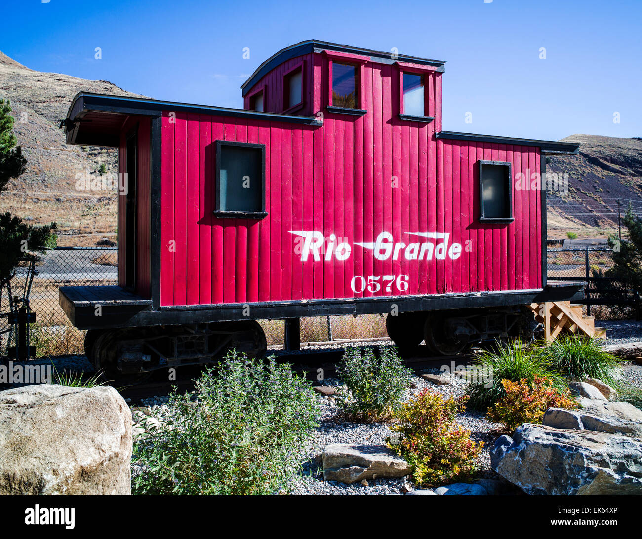 Restored original Caboose 0576, circa 1886, built by Denver & Rio