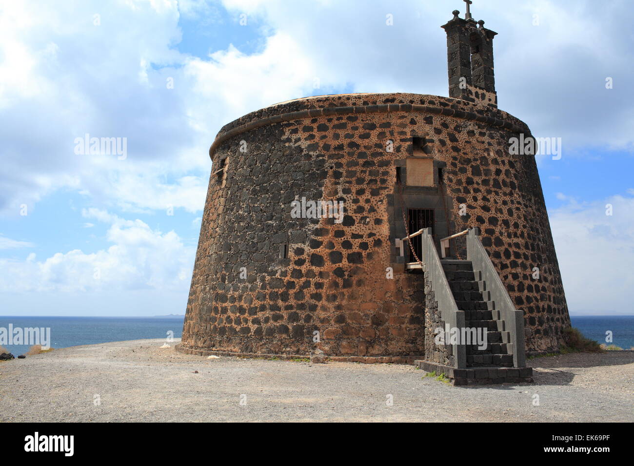 Castillo de las Coloradas, Playa Blanca, Lanzarote, Canary Islands, Europe Stock Photo