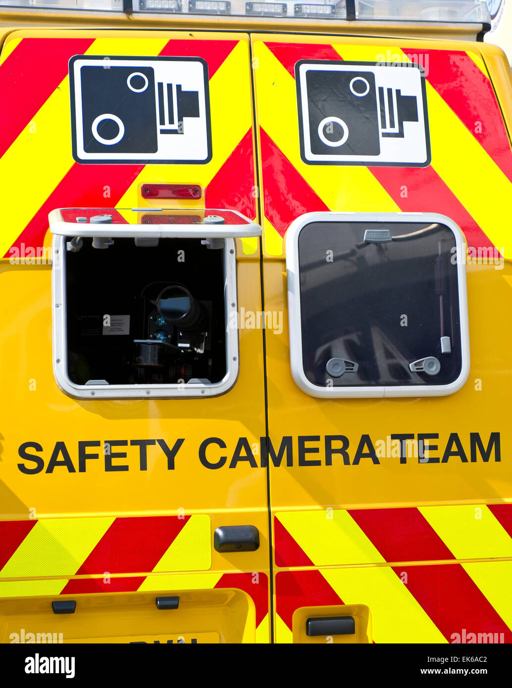 Safety Camera Team vehicle Stock Photo