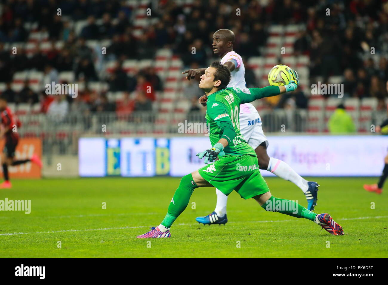 Benjamin LEROY - 04.04.2015 - Nice/Evian Thonon - 31eme journee de Ligue 1.Photo  : Serge Haouzi/Icon Sport Stock Photo - Alamy
