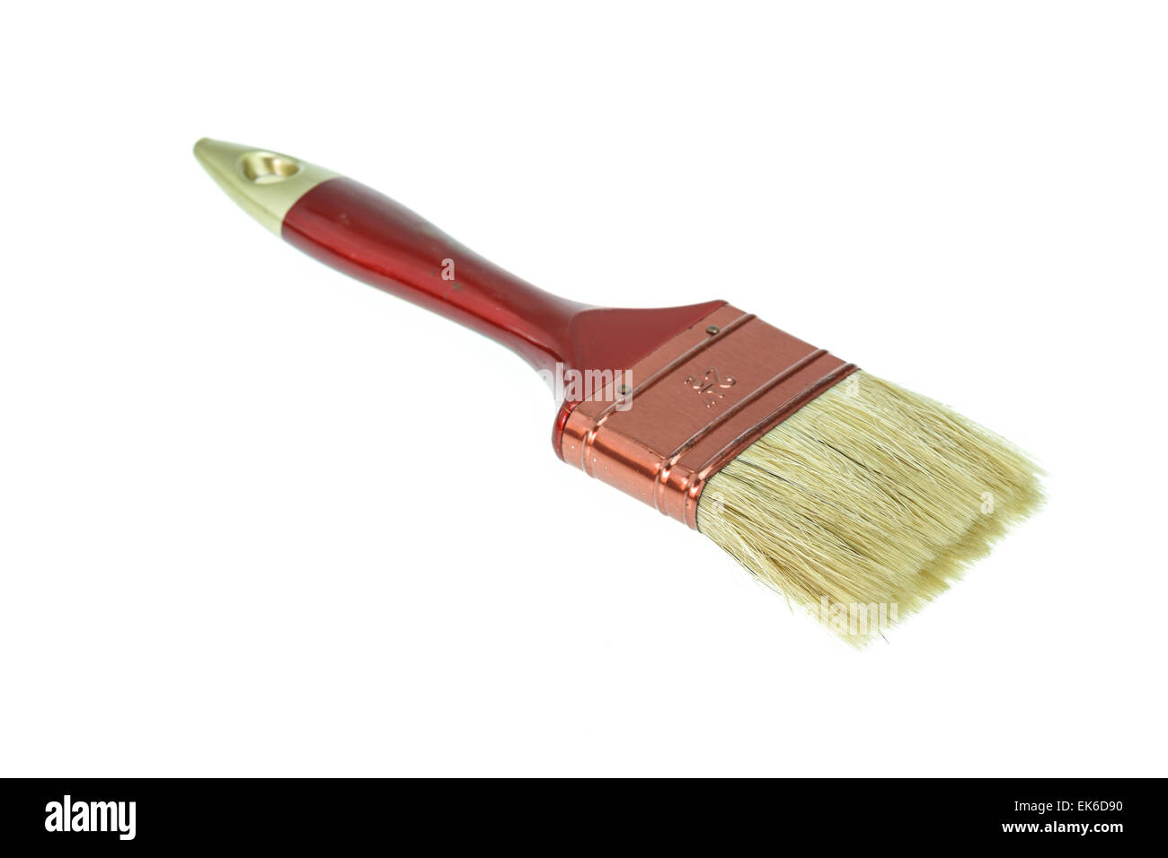 Paint brush isolated on a white background Stock Photo