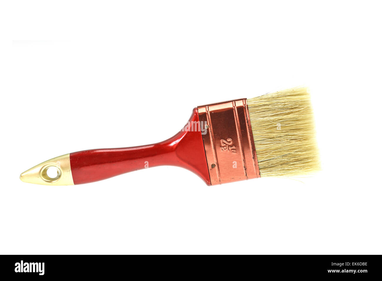 Paint brush isolated on a white background Stock Photo