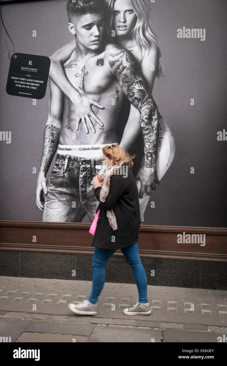 calvin klein poster stock