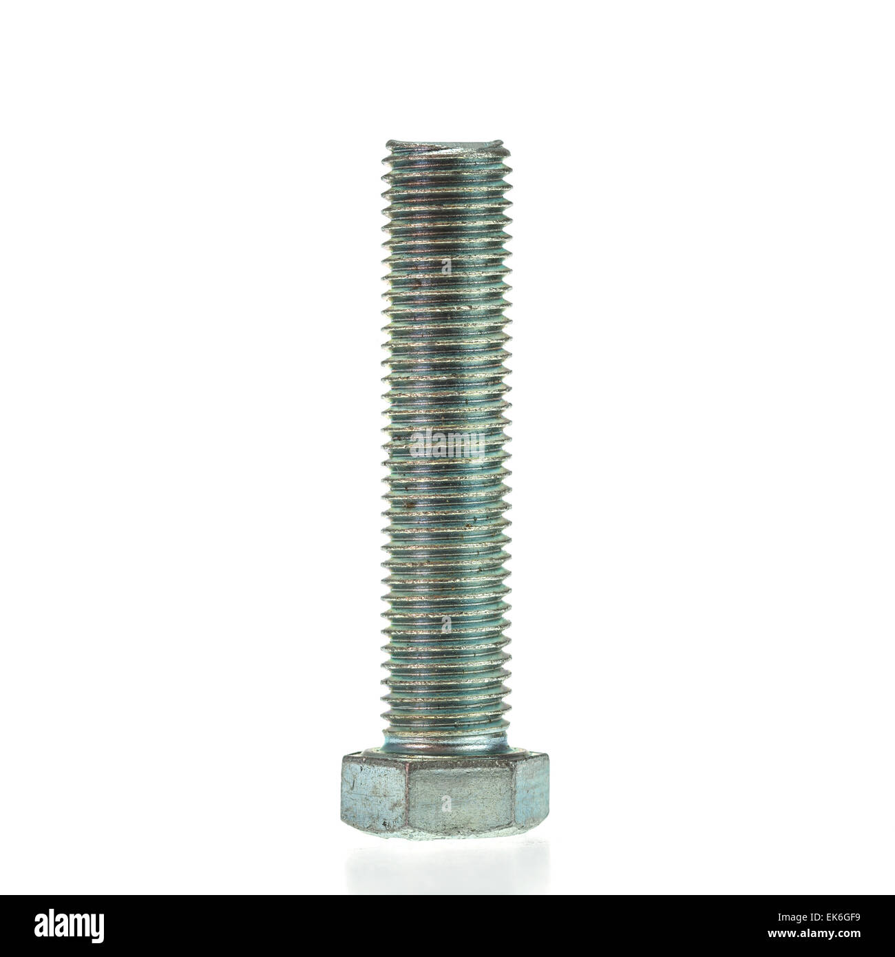 Bolt and nut isolated on white background Stock Photo - Alamy