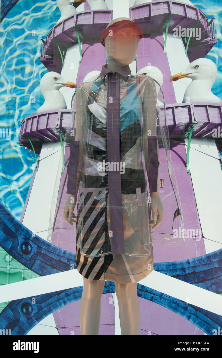 Hunter shop window display in Regent Street, London Stock Photo Alamy