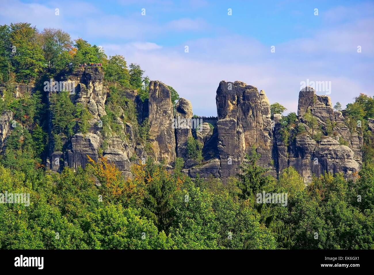 Bastei 01 Stock Photo