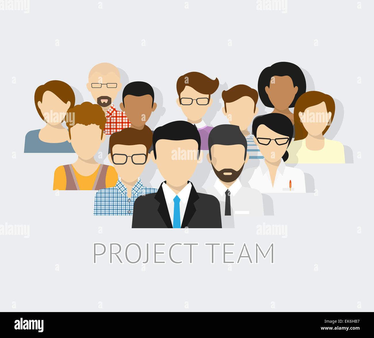 Team brainstorming cartoon hi-res stock photography and images - Alamy