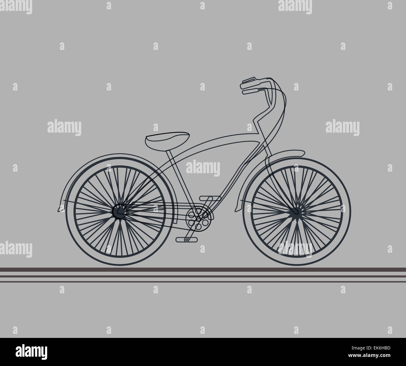 sketch road bicycle  blogdesignosaurus