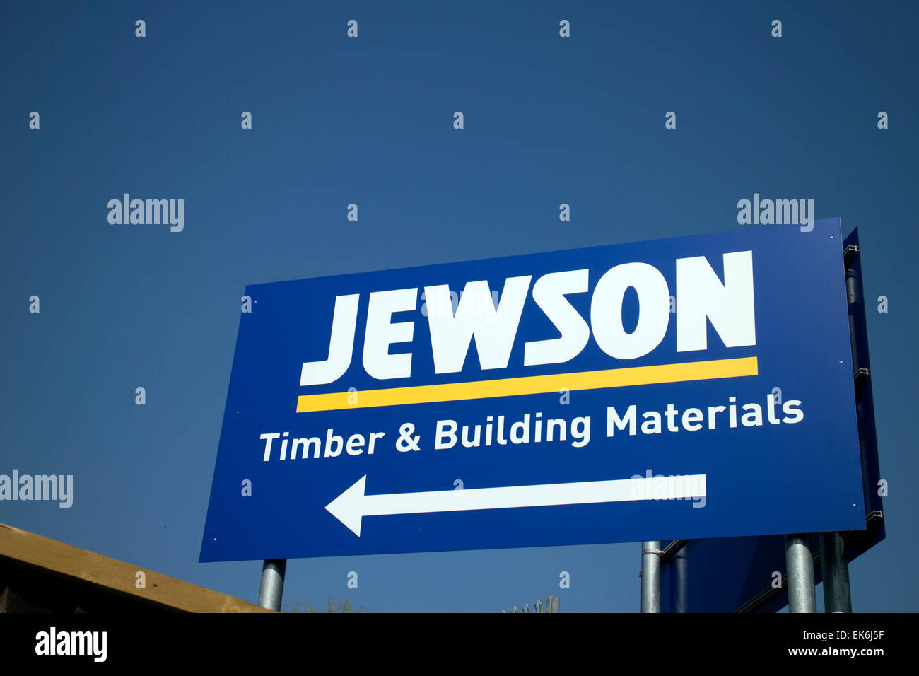 Jewson builders merchants sign Stock Photo