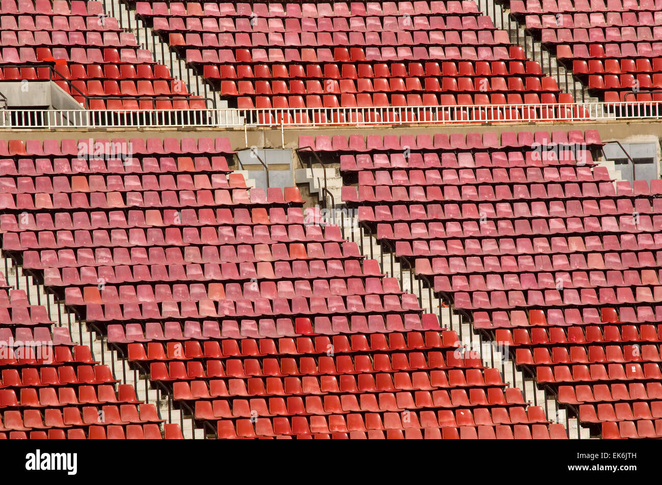 Empty seats in Stadium Stock Photo