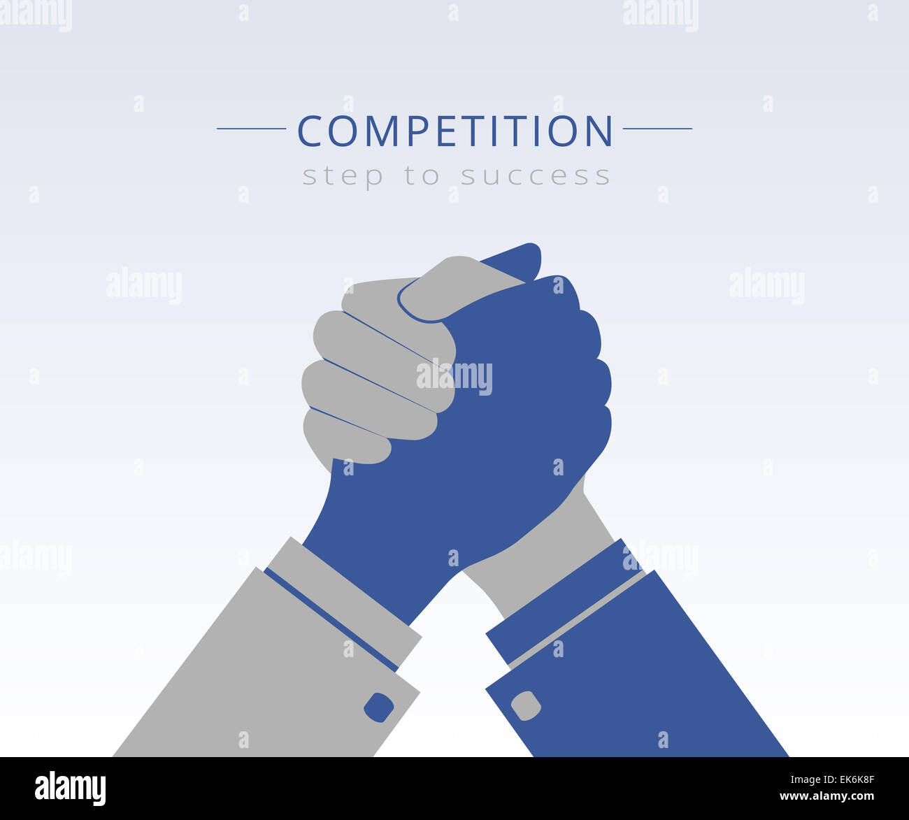 Business competition Stock Photo