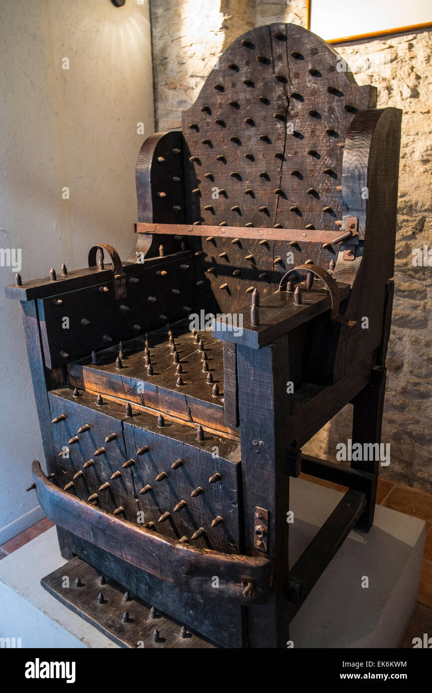 torture chair Stock Photo