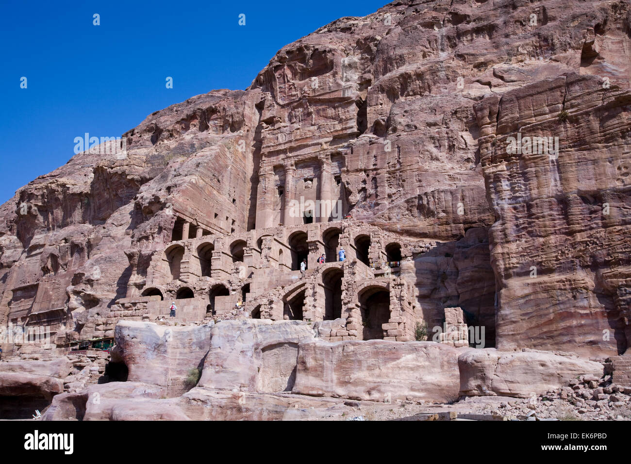 Urn Tomb is the largest of Petra's numerous royal tombs, Petra, Jordan ...