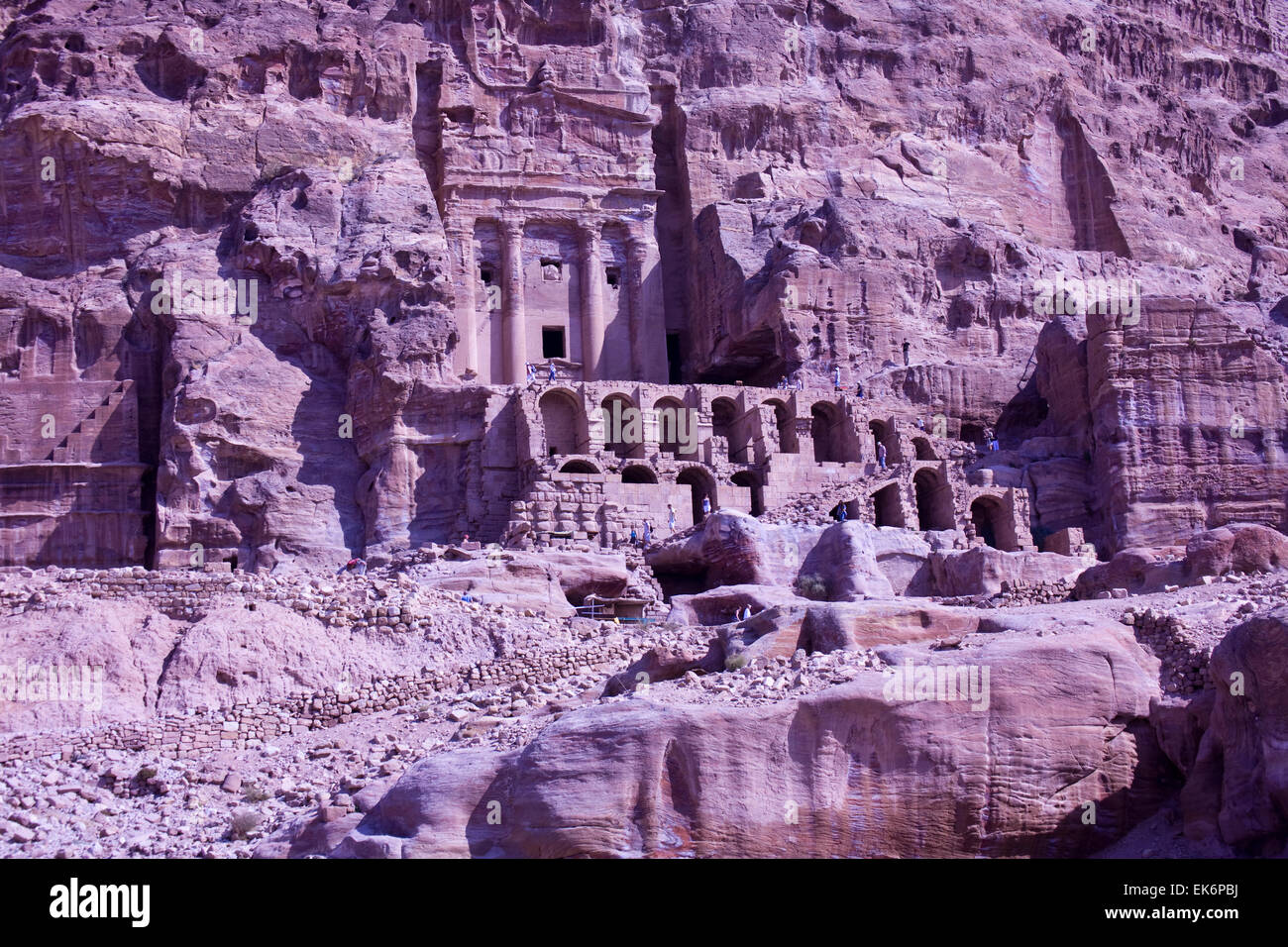 Urn Tomb is the largest of Petra's numerous royal tombs, Petra, Jordan ...