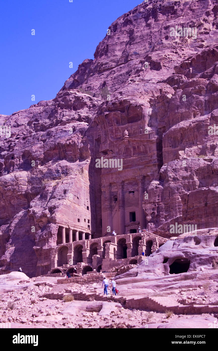 Urn Tomb is the largest of Petra's numerous royal tombs, Petra, Jordan ...