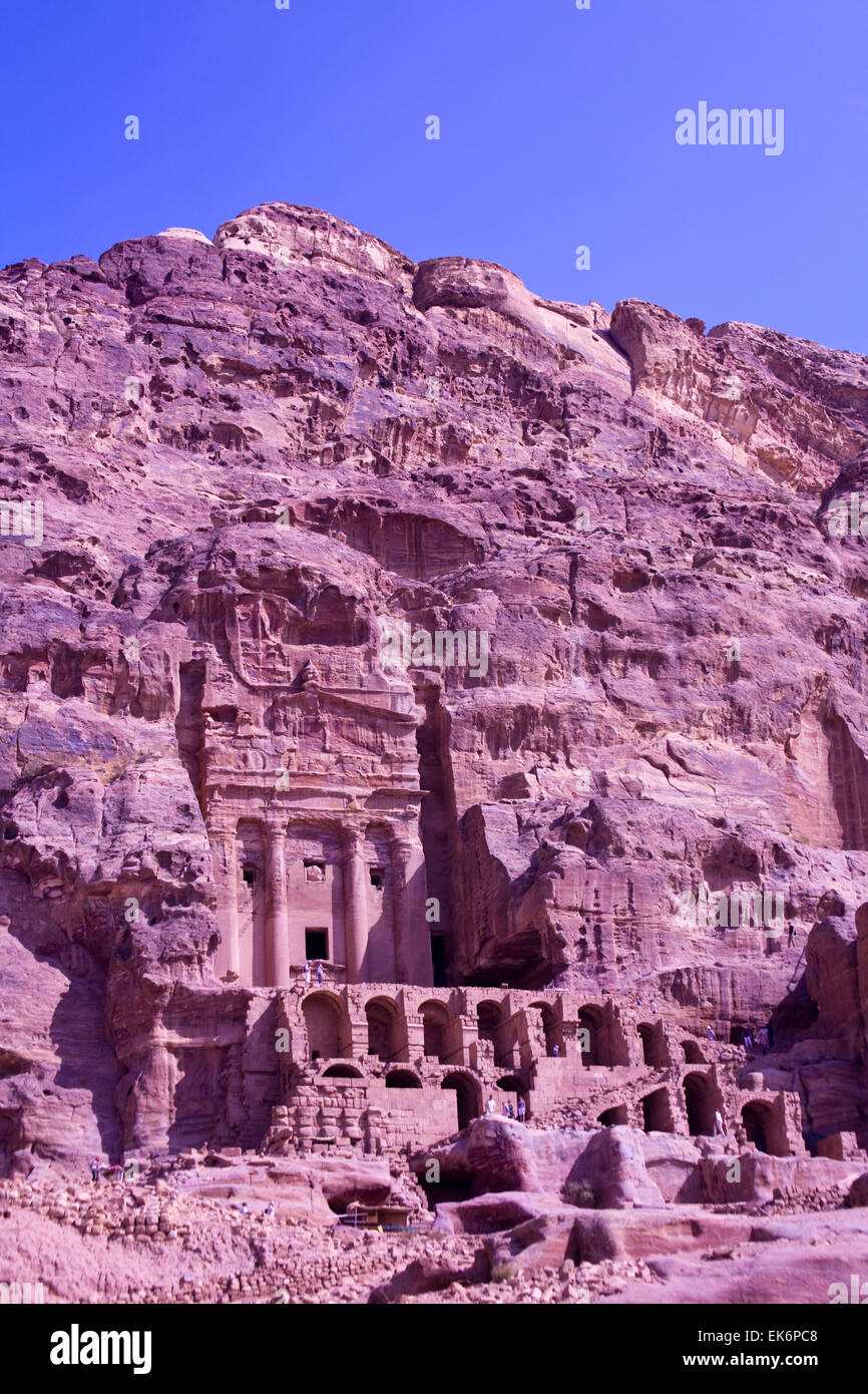 Urn Tomb is the largest of Petra's numerous royal tombs, Petra, Jordan ...