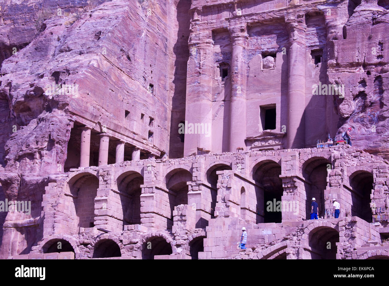 Urn Tomb is the largest of Petra's numerous royal tombs, Petra, Jordan ...